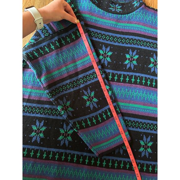 Nuggets Vintage Winter Patterned Cosby Sweater Size Large - Picture 6 of 6